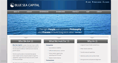 Desktop Screenshot of blueseacapital.com